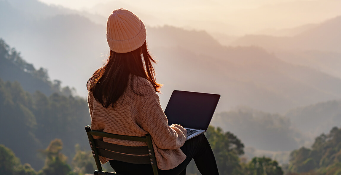 Não importa para onde você viaje, use seu serviço de rede